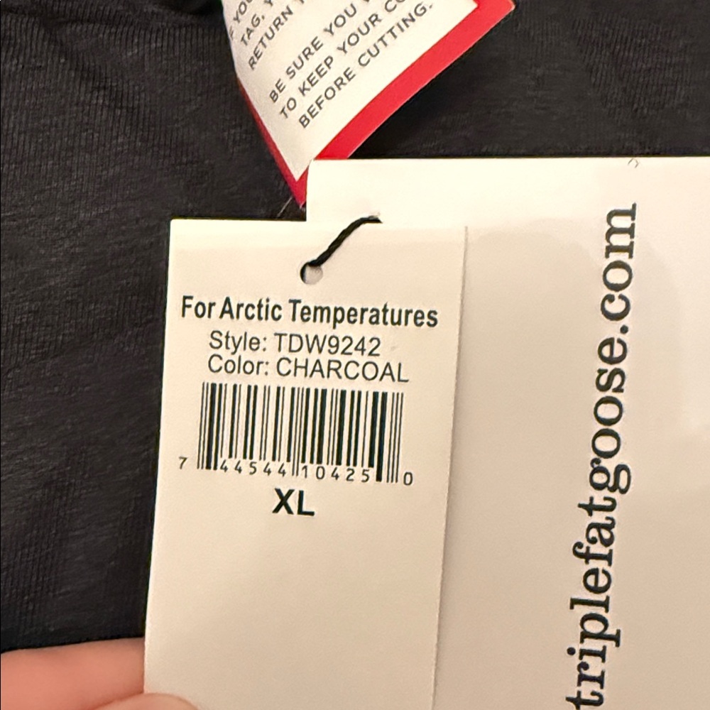 Triple Fat Goose Colburn Men's Charcoal Parka - Picture 5 of 9